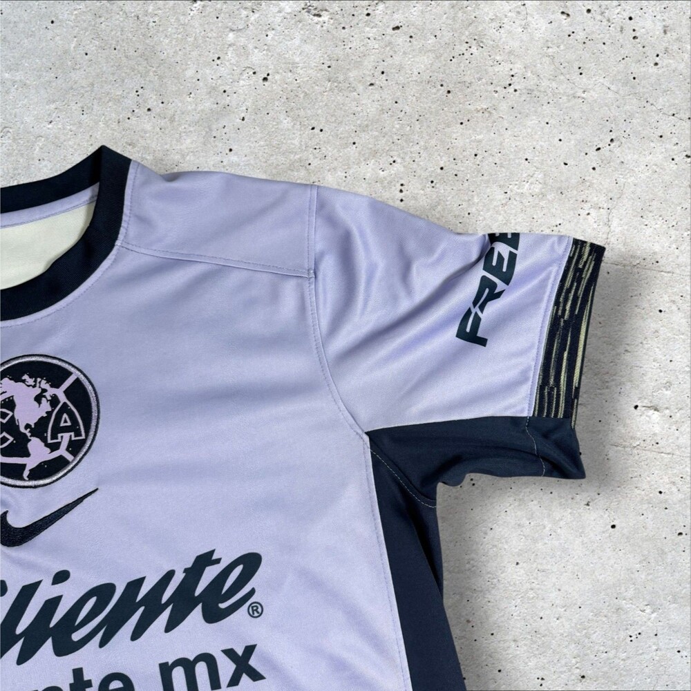 Nike Club America Jersey 2023-24 Training Soccer Futbol Shirt Purple Caliente - Picture 3 of 10